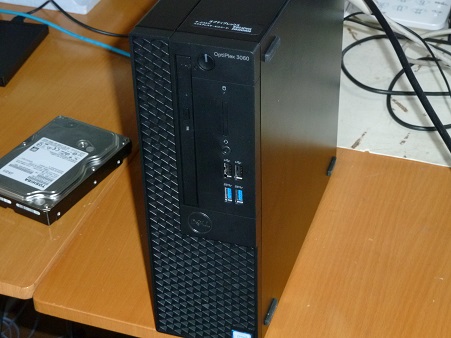 DELL Optiplex3040 SSDは新品に交換済み-